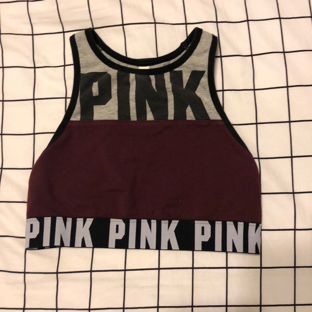 used PINK halter bralette!